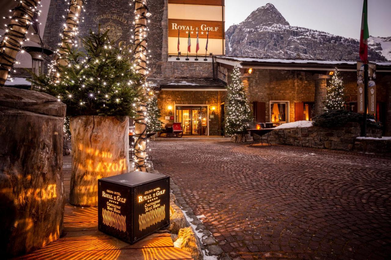 Grand Hotel Royal E Golf Courmayeur Exteriör bild